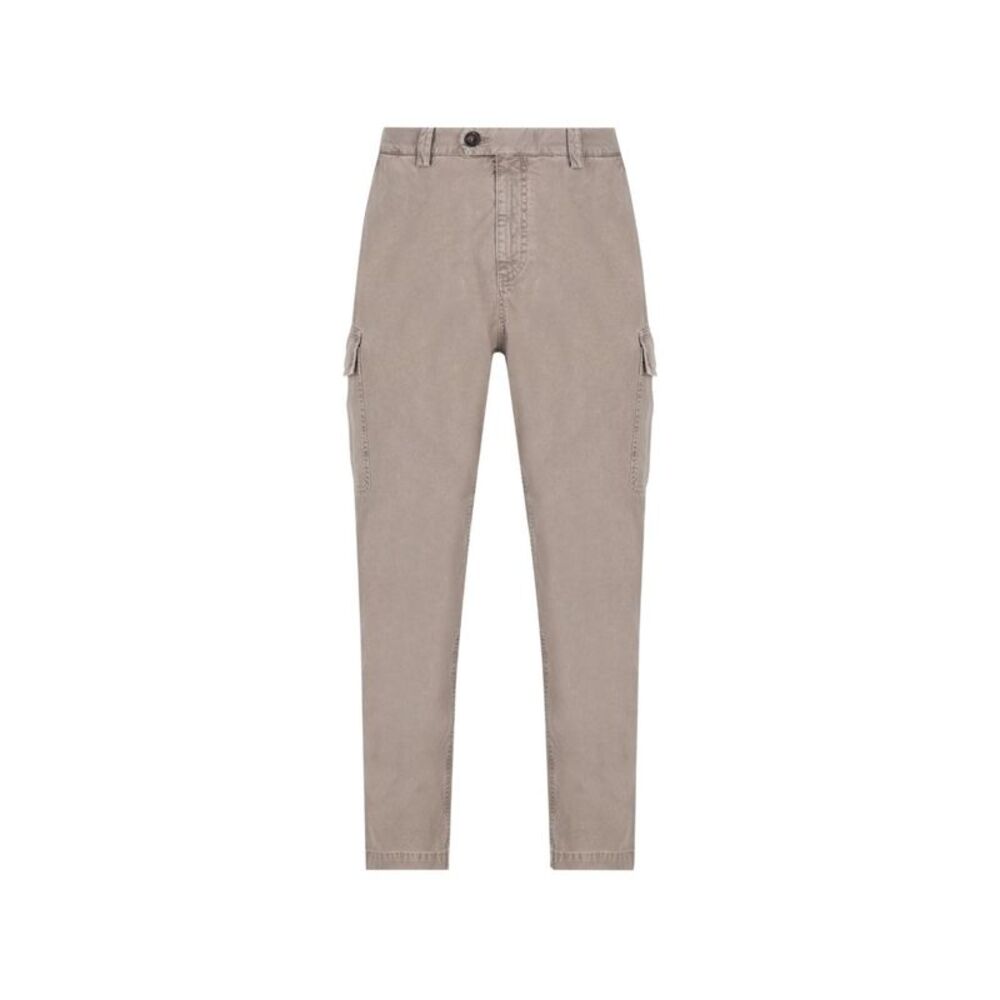 Brunello Cucinelli Men Cotton Cargo Trousers